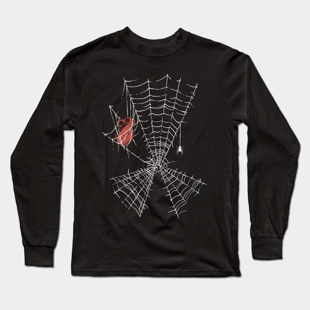 Spider web symbol - Keep the peace Long Sleeve T-Shirt by barmalisiRTB